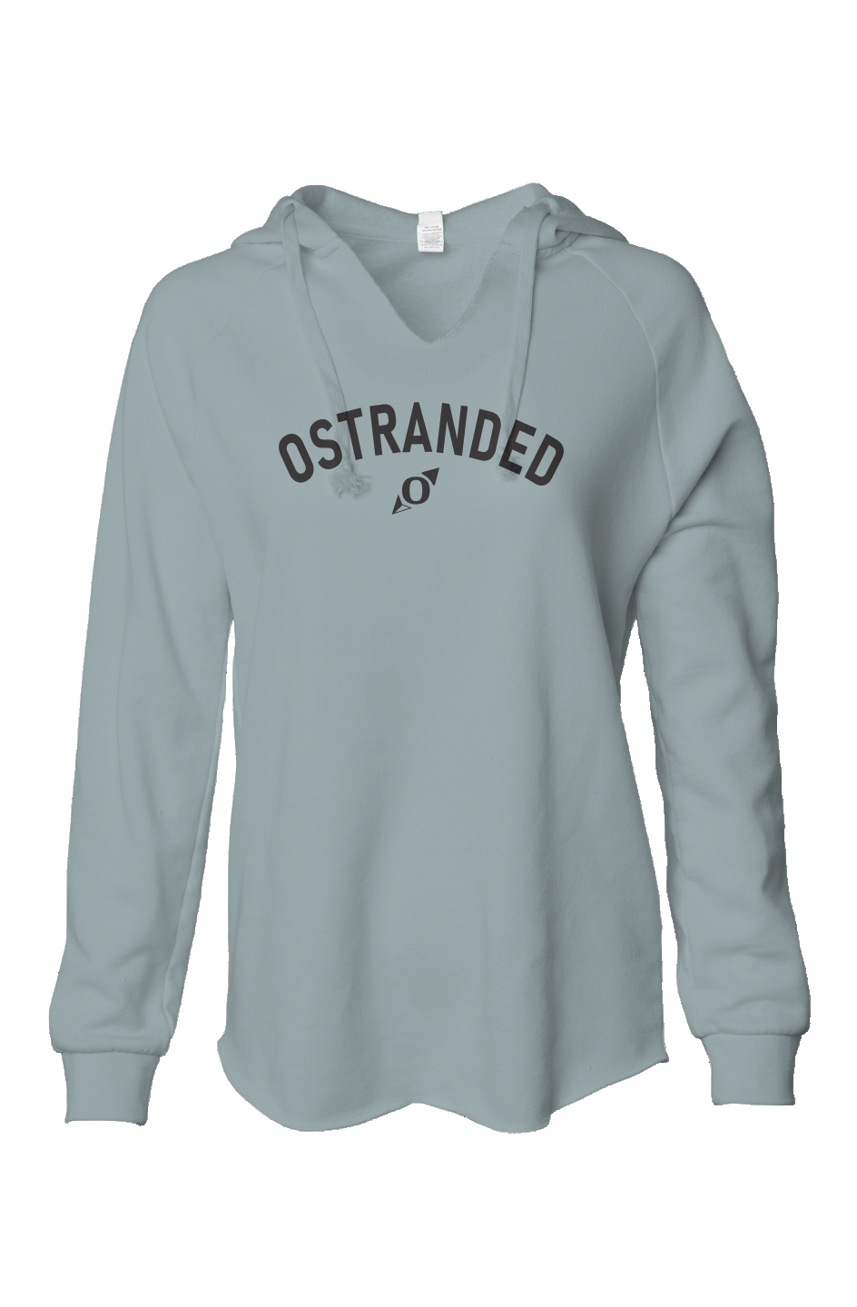 Womens Lightweight Wash Hooded Sweatshirt